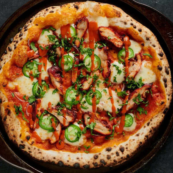 Butter Chicken Pizza at Lavish Pizza in La Ronge